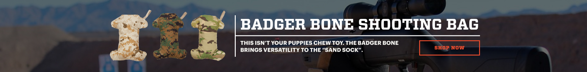 Badger Bone Shooting Bag